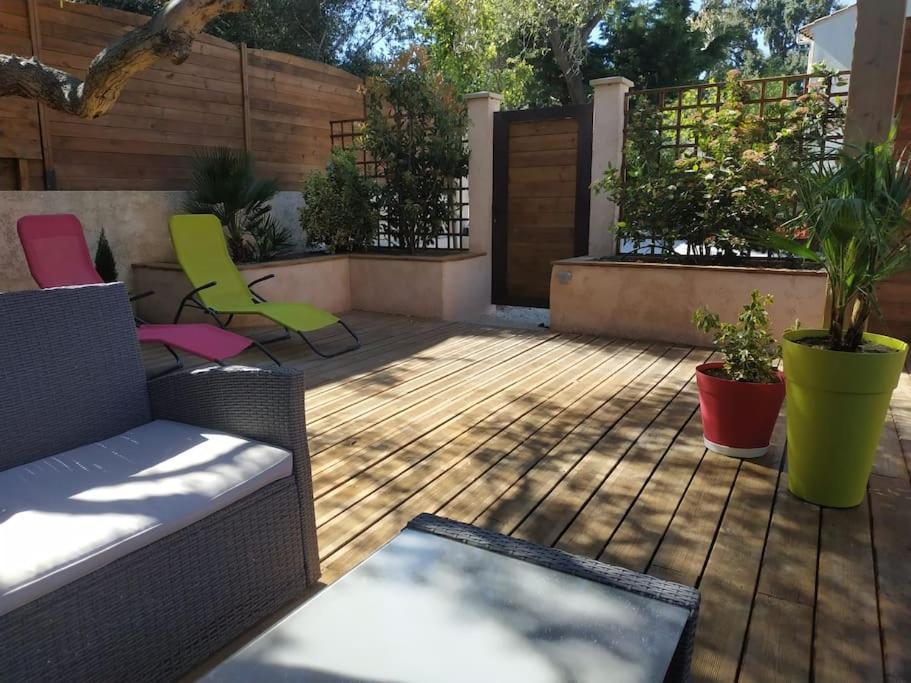 Studio Jacuzzi Prive A 8 Min A Pied De La Plage Appartement La Ciotat Buitenkant foto