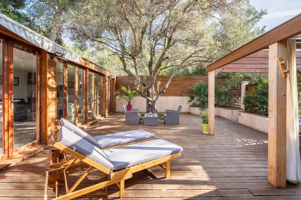 Studio Jacuzzi Prive A 8 Min A Pied De La Plage Appartement La Ciotat Buitenkant foto